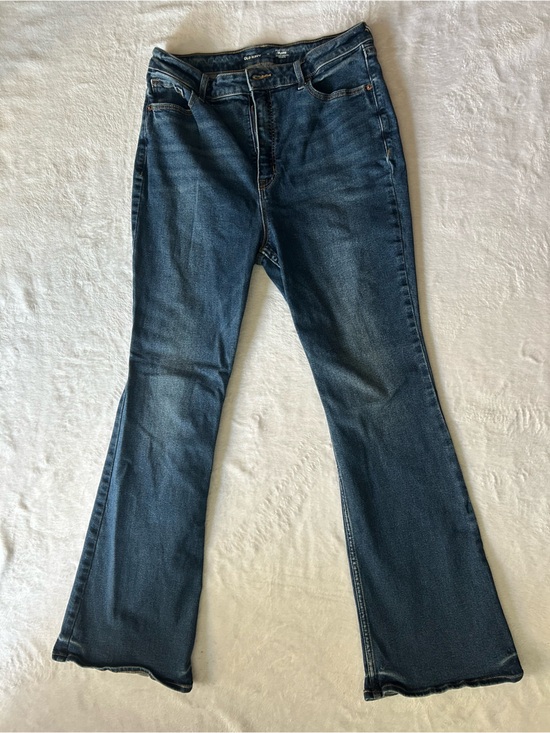 Old Navy Denim - Old Navy Dark Blue Flare Jeans